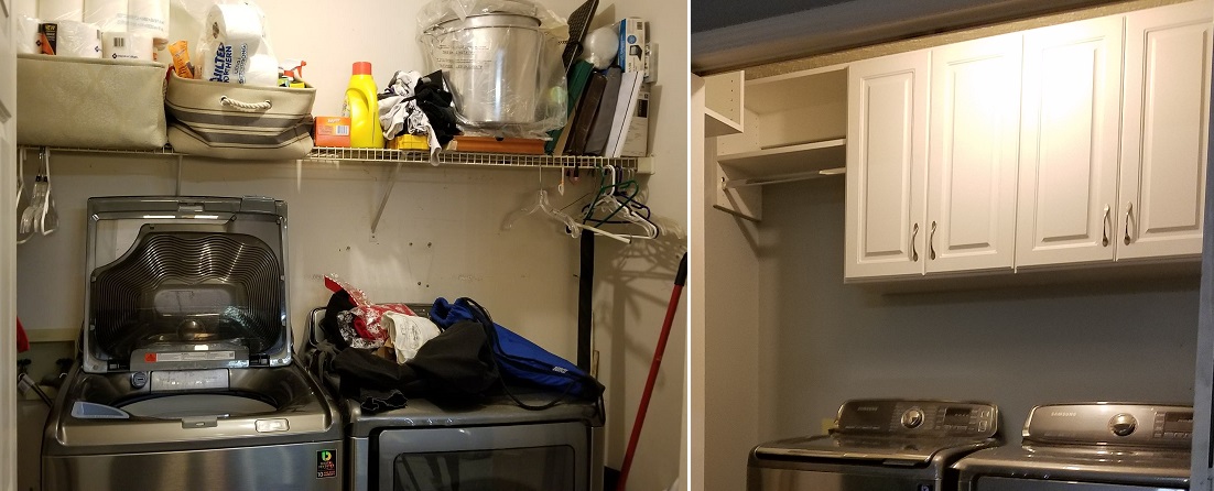Laundry Before and After