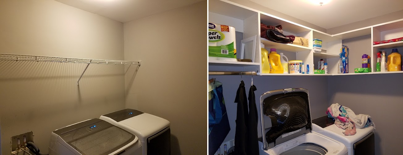 Laundry Before and After